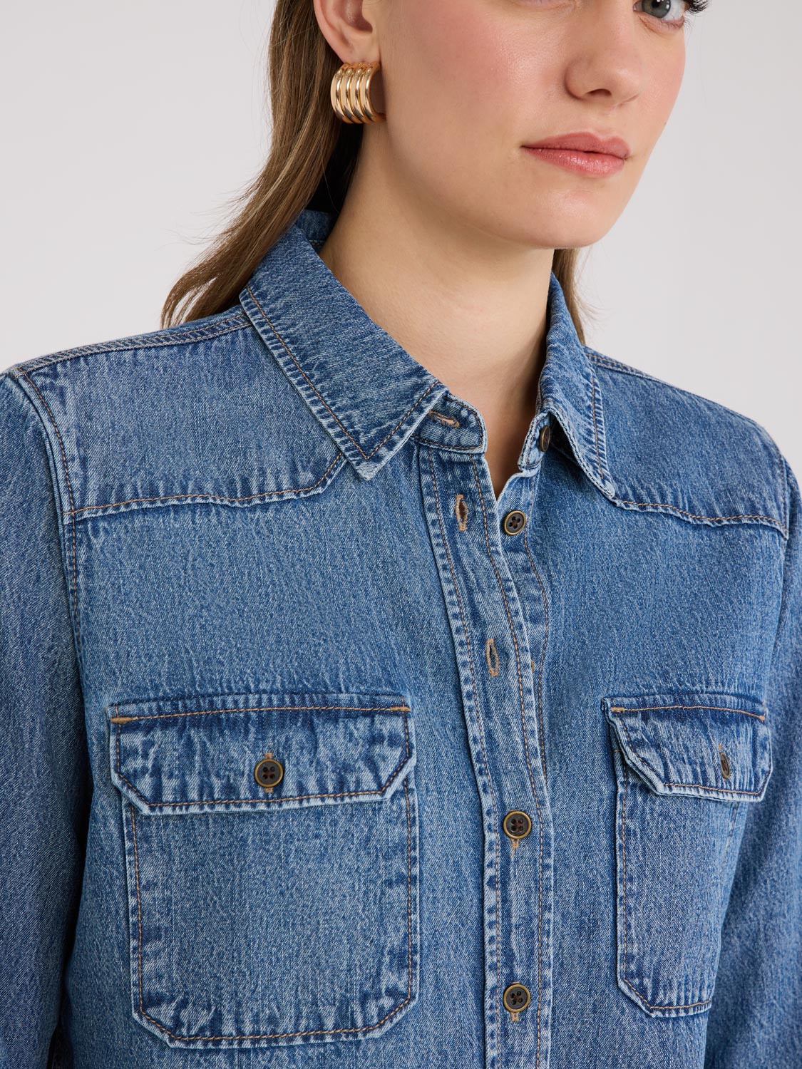 Lt Denim Blasted