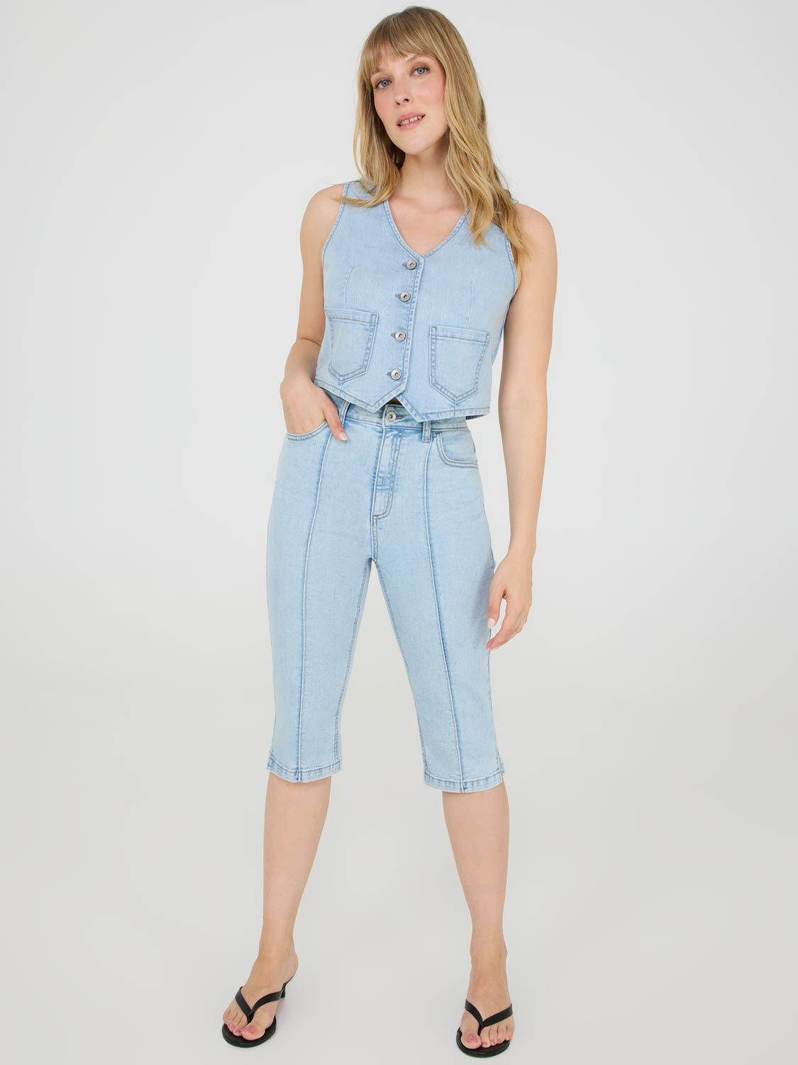 Lt Denim Blasted