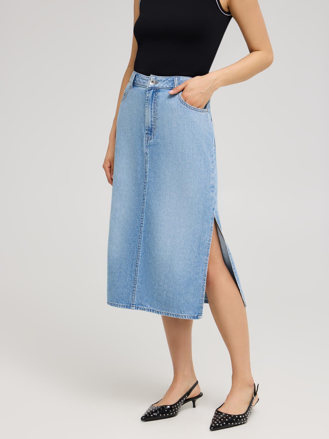 Lt Denim Blasted