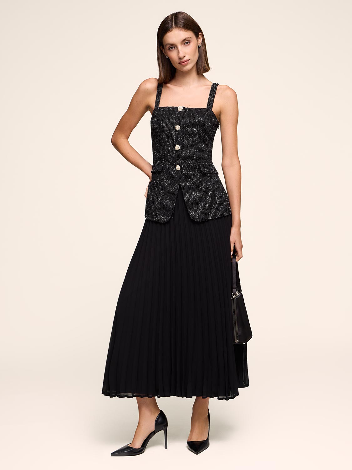 Vest & Skirt Combo Dress