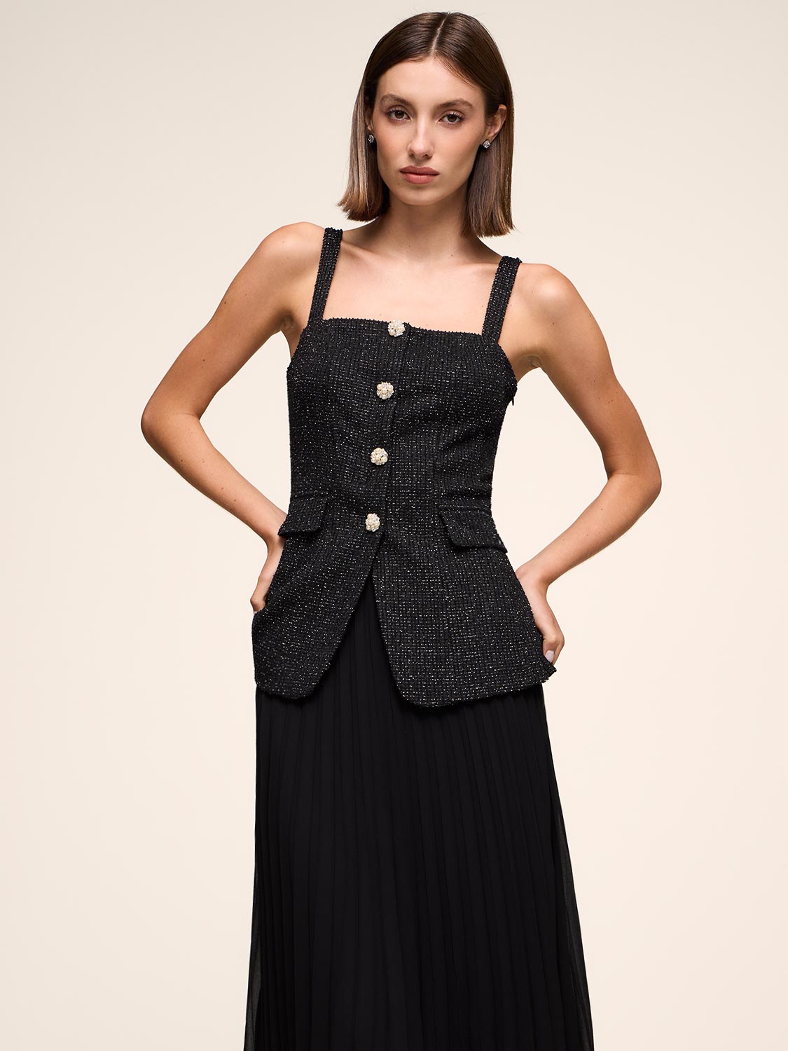 Vest & Skirt Combo Dress