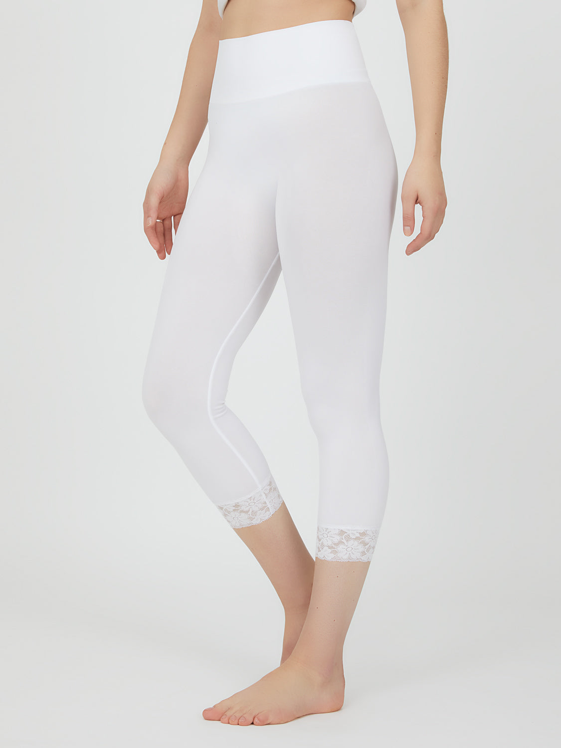 Seamless Knit Capri leggings